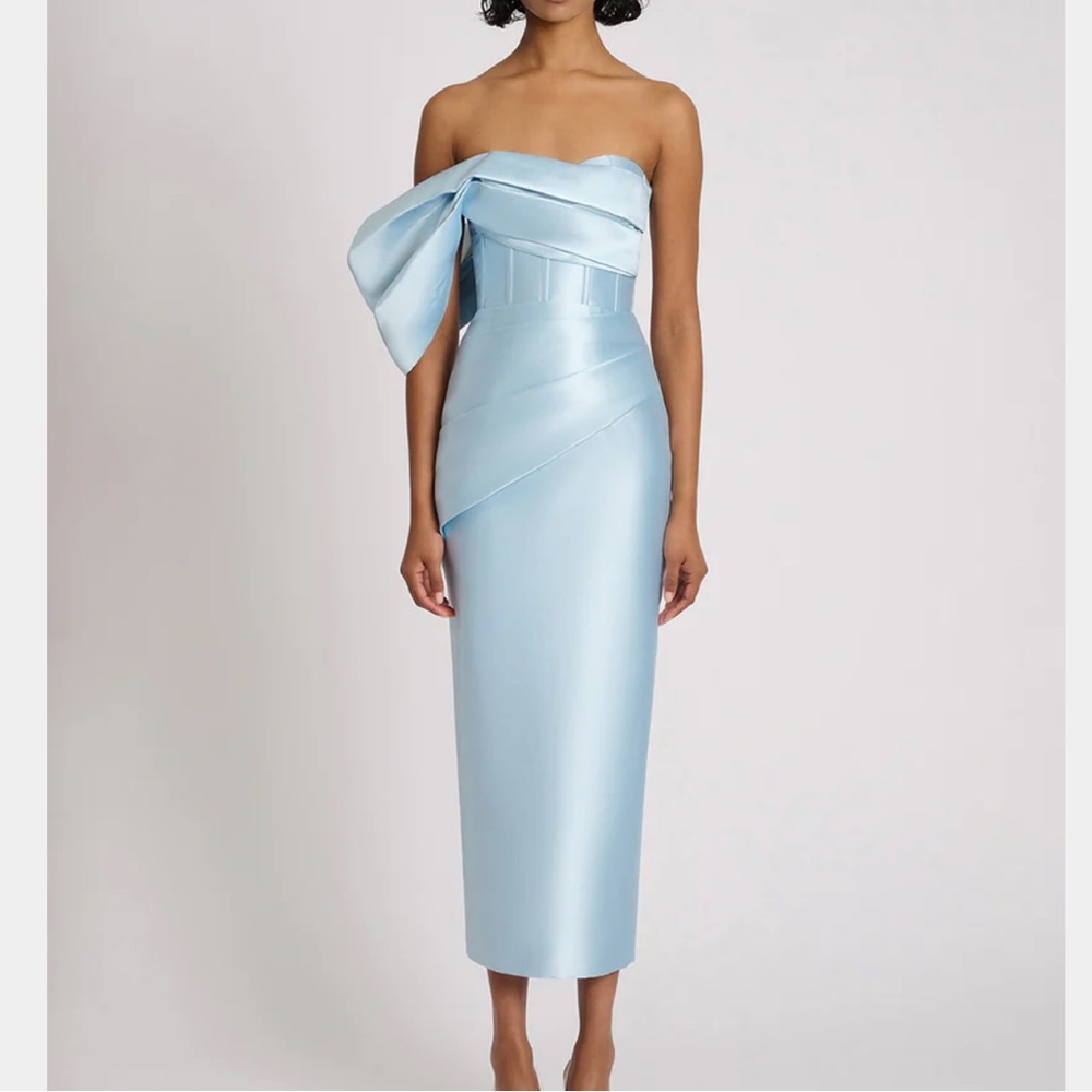 Eliya The Label – Baby Blue Maisie Mid Length Dress